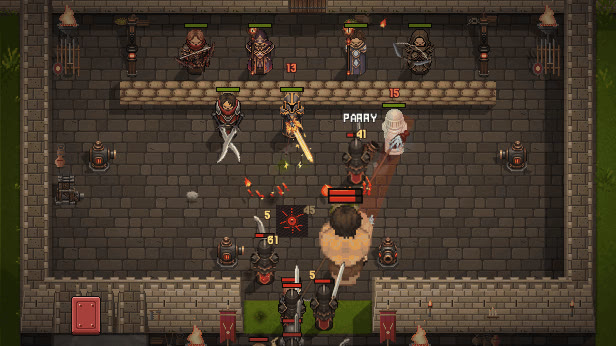Raid Haven gameplay: a raid breaks against the walls