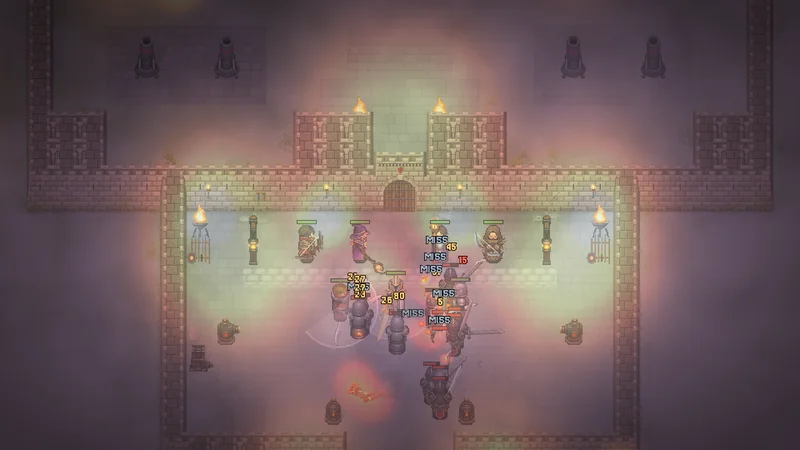 Raid Haven screenshot: Lanterns glow through the fog as the raid closes in.